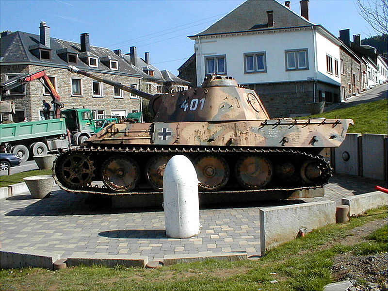 Panzer V Panther WWII Houffalize Belgique