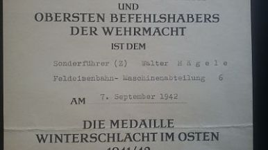 documento militar-concesion invierno frente este-alemania-WWII 2